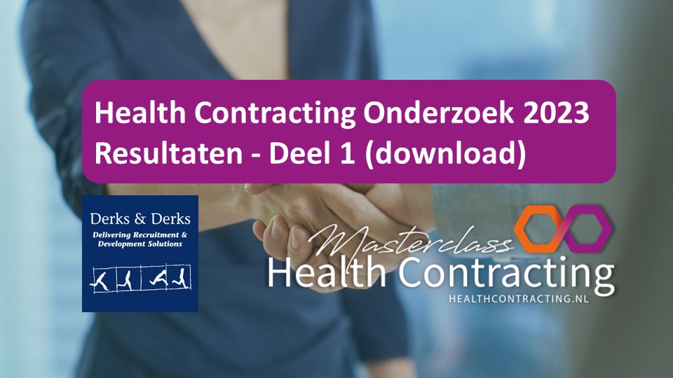 Resultaten Health Contracting Onderzoek 2023 (deel 1)